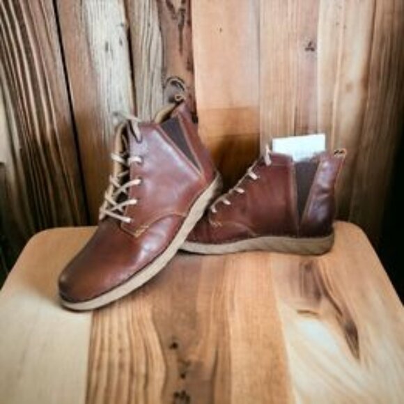 Tony Lama Lujo Sunset Leather Lace Up Shoes Chukka Chelsea Boot | Mens Sz 10 main image 6
